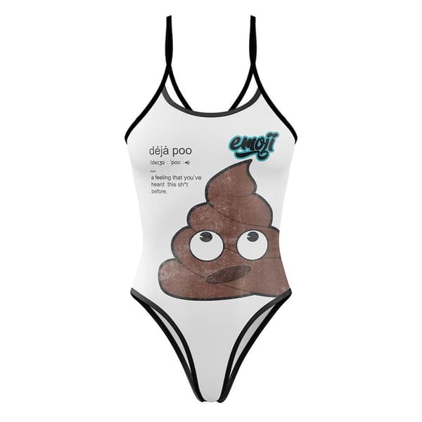Otso Emoji Deja Poo Badetøj  XS Kvinde