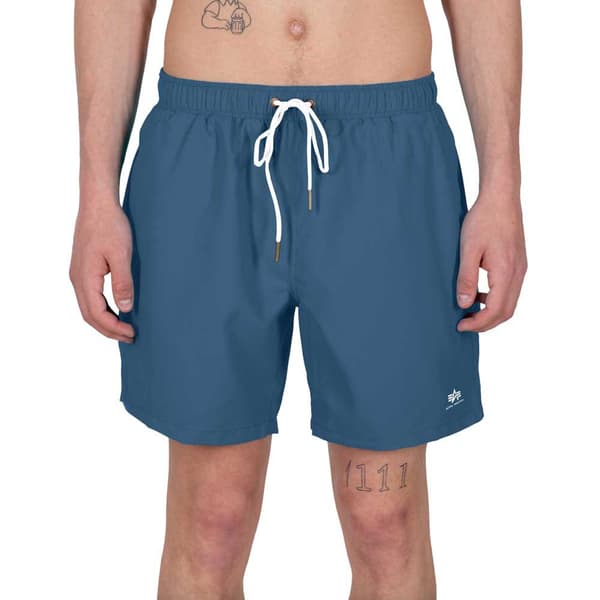 Alpha Industries Basic Simshorts Blå M Man