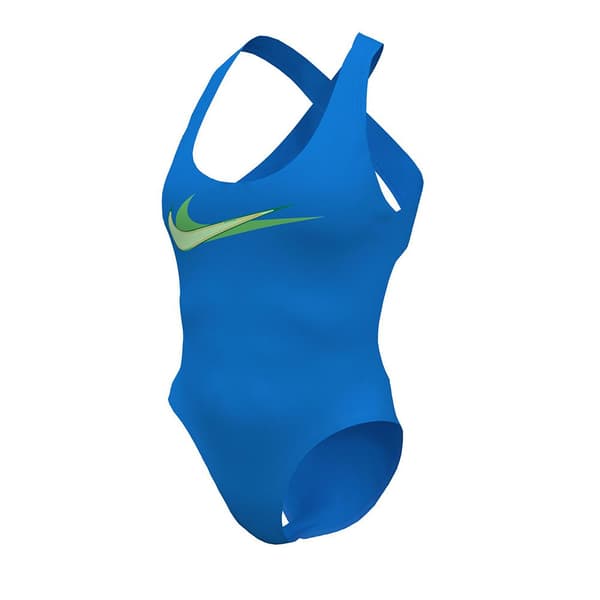 Nike Swim Crossback Multi Logo Bikini Blå M Kvinde