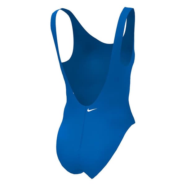 Nike Swim U-back Multi Logo Badetøj Blå L Kvinde