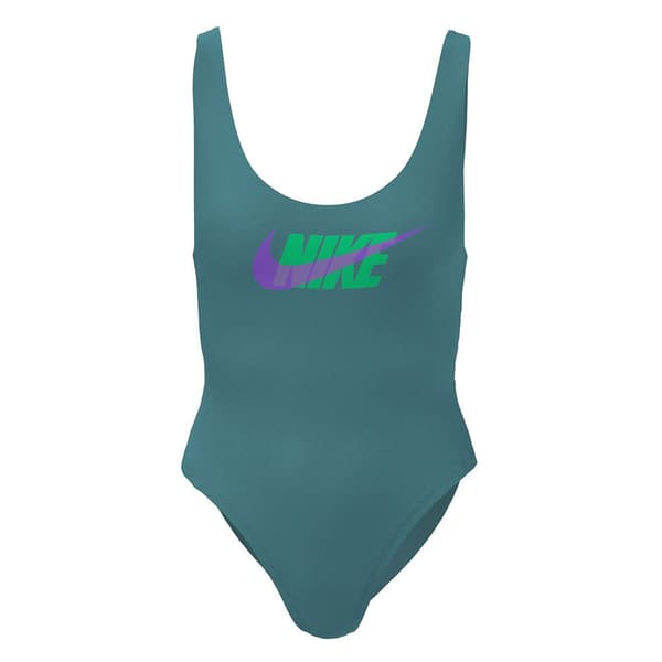 Nike Swim Nessd292 U-back Badetøj Grøn S Kvinde