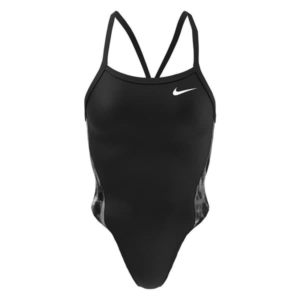 Nike Swim Racerback Badetøj Sort 36 Kvinde