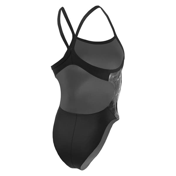 Nike Swim Racerback Badetøj Sort 38 Kvinde