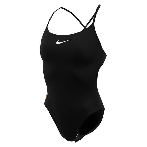 Nike Swim Adjustable Crossback Hydrastrong Chrome Badetøj Sort US 36 Kvinde