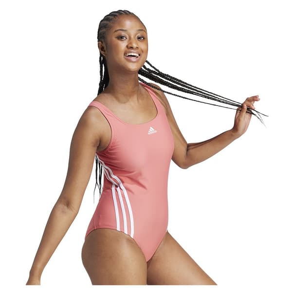 Adidas 3 Stripes Uimapuku Pinkki 40 Nainen