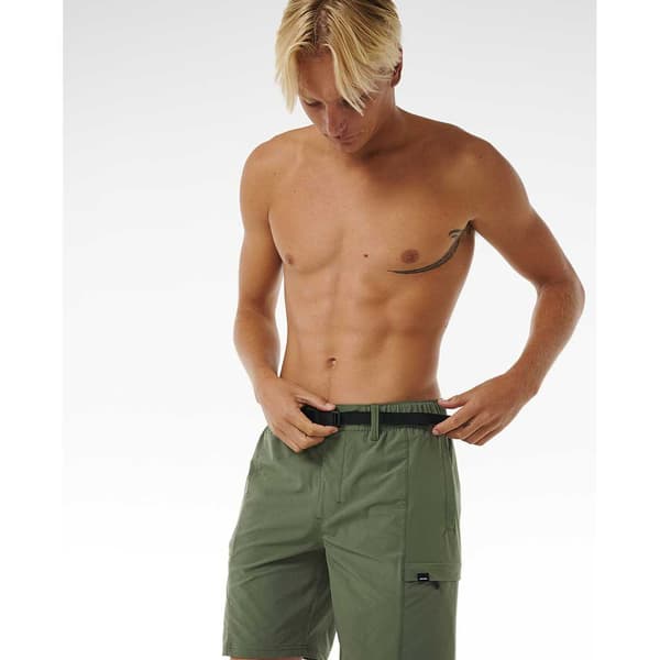 Rip Curl Buckled Cargo Volley Badbyxor Grönt S Man
