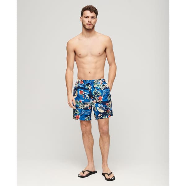 Superdry Hawaiian Print 17´´ Badbyxor Flerfärgad L Man