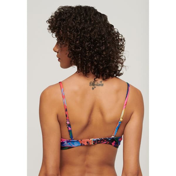Superdry Tropical Bandeau Bikinitopp Flerfärgad S Kvinna