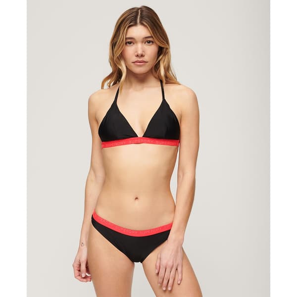 Superdry Elastic Classic Bikini Botten Svart M Kvinna