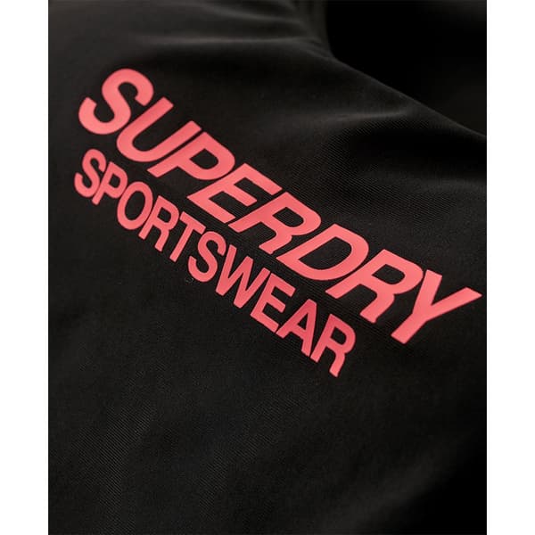 Superdry Elastic Scoop Back Baddräkt Svart XS Kvinna