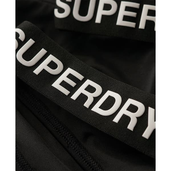 Superdry Elastic Scoop Back Baddräkt Svart XS Kvinna