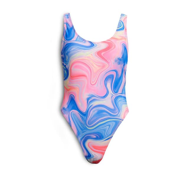 Superdry Print Scoop Back Badetøj Flerfarvet XS Kvinde