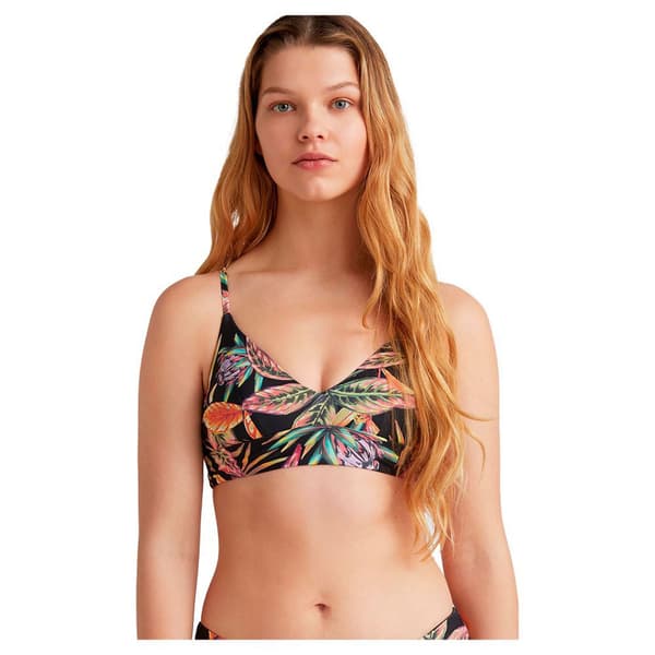 O´neill Wave Bikinitop Sort 36 Kvinde