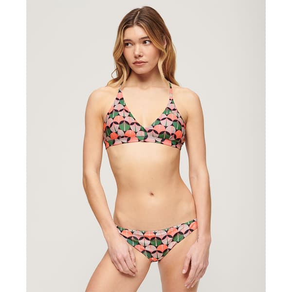 Superdry Cross Backtriangle Bikinitopp Flerfärgad XS Kvinna