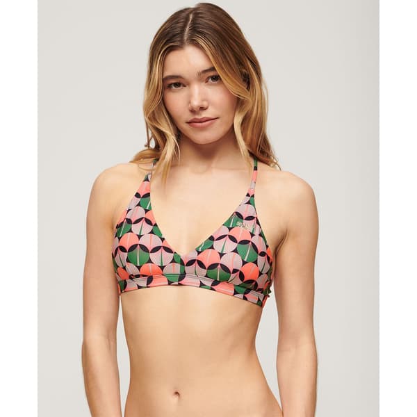 Superdry Cross Backtriangle Bikinitopp Flerfärgad XS Kvinna
