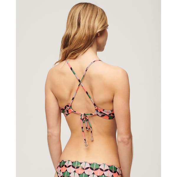 Superdry Cross Backtriangle Bikinitopp Flerfärgad XS Kvinna