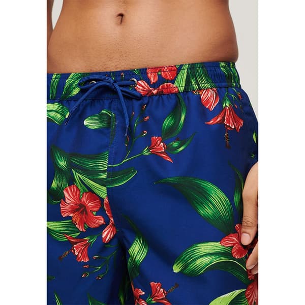 Superdry Hawaiian Print 17´´ Badbyxor Blå M Man