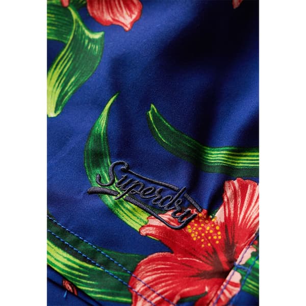 Superdry Hawaiian Print 17´´ Badbyxor Blå M Man