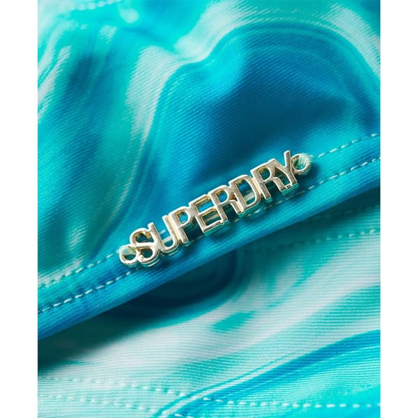 Superdry Print Bralette Bikinitopp Blå M Kvinna
