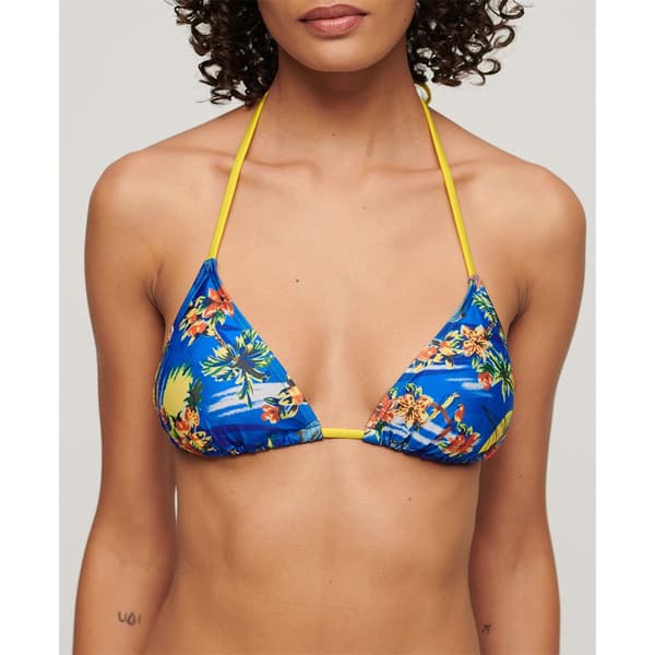Superdry String Triangle Bikinitop Flerfarvet XS Kvinde