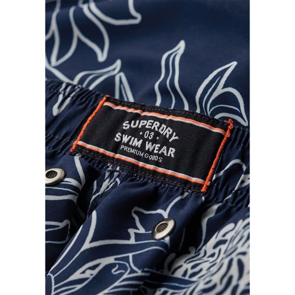 Superdry Printed 15´´ Badbyxor Blå S Man