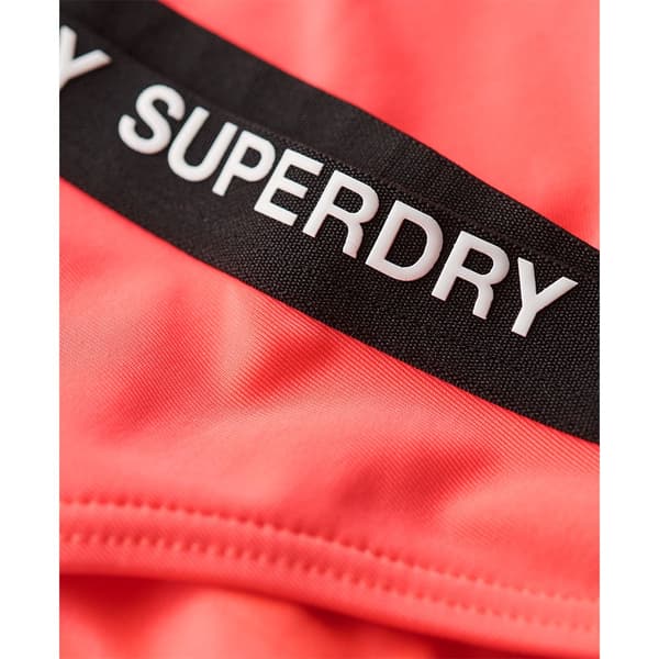 Superdry Elastic Classic Bikini Botten Rosa L Kvinna