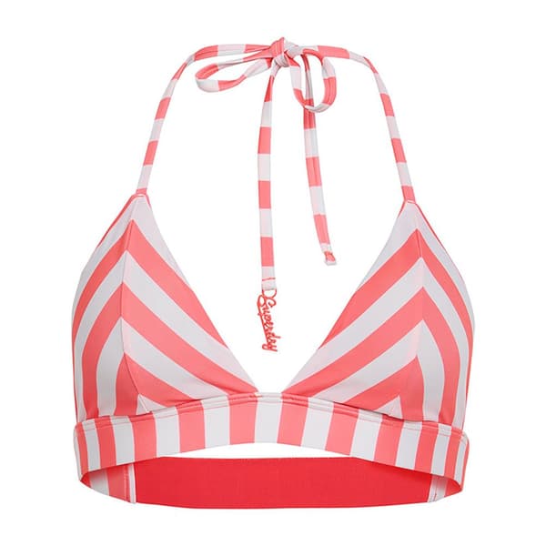 Superdry Triangle Bikinitopp Rosa L Kvinna