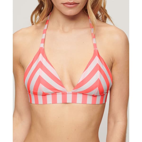 Superdry Triangle Bikinitopp Rosa L Kvinna