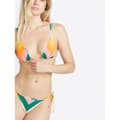 Miniatyrbillede 3 af 3: Volcom Along Those Lines Triangle Bikinitop Flerfarvet XS Kvinde