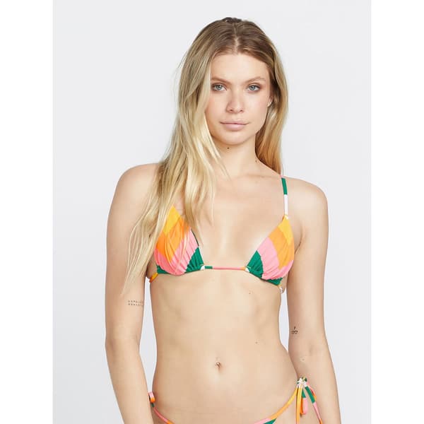 Volcom Along Those Lines Triangle Bikinitop Flerfarvet XS Kvinde