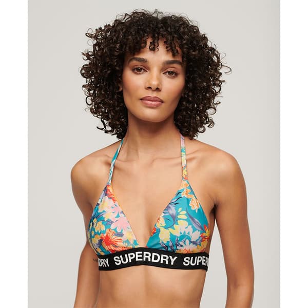 Superdry Logo Triangle Bikinitopp Flerfärgad XL Kvinna