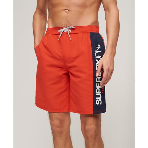 Superdry Sportswear Logo 19´´ Badbyxor Röd S Man