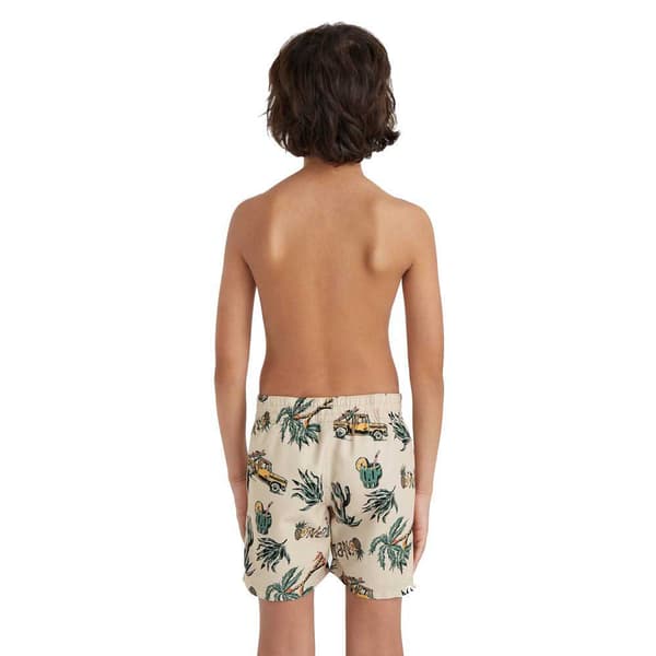 O´neill Mix&match Cali Print 13´´ Badebukser Beige 13-14 Years Dreng