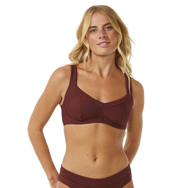 Rip Curl Premium Surf E Cup Bikinitop Brun S Kvinde
