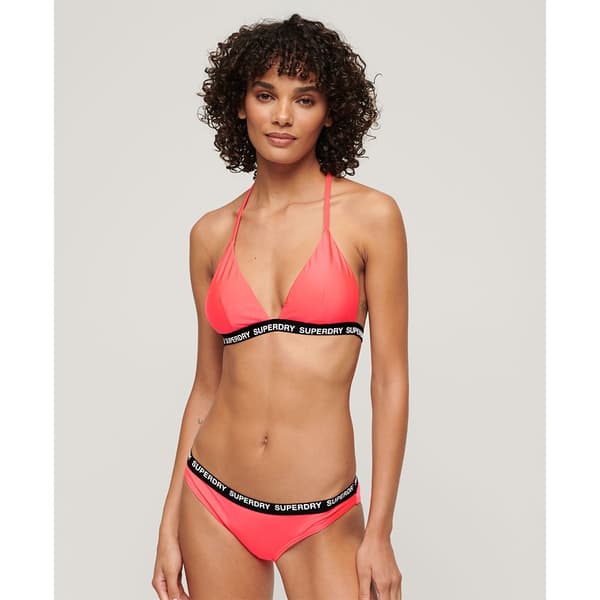 Superdry Elastic Classic Bikini Botten Rosa XL Kvinna