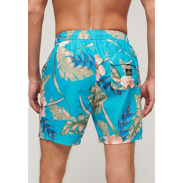Superdry Hawaiian Print 17´´ Badbyxor Blå XL Man