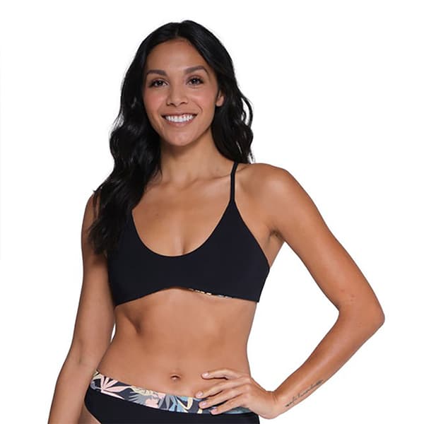 Salty Crew Tandem Reversible Bikinitopp Svart XS Kvinna