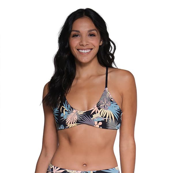 Salty Crew Tandem Reversible Bikinitopp Svart S Kvinna
