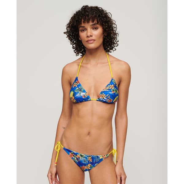 Superdry String Triangle Bikinitop Flerfarvet XL Kvinde