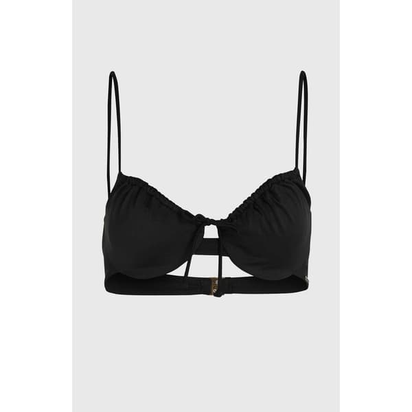 O´neill Avalon Wire Bikinitop Sort 38 Kvinde