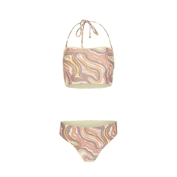 O´neill Longline Jen Love Bikini Beige 34 Kvinde