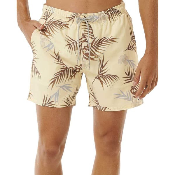 Rip Curl Surf Revival Floral Volley Uimahousut Keltainen L Mies