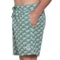 Miniatyrbillede 2 af 2: Original Penguin Recycled Polyester Aop Geo Logo Badeshorts Boxer Grøn M Mand