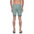Miniatyrbillede 1 af 2: Original Penguin Recycled Polyester Aop Geo Logo Badeshorts Boxer Grøn M Mand