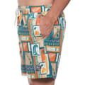 Miniatyrbillede 3 af 3: Original Penguin Recycled Polyester Aop Surf Pete Badeshorts Boxer Flerfarvet S Mand