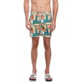 Miniatyrbillede 1 af 3: Original Penguin Recycled Polyester Aop Surf Pete Badeshorts Boxer Flerfarvet S Mand