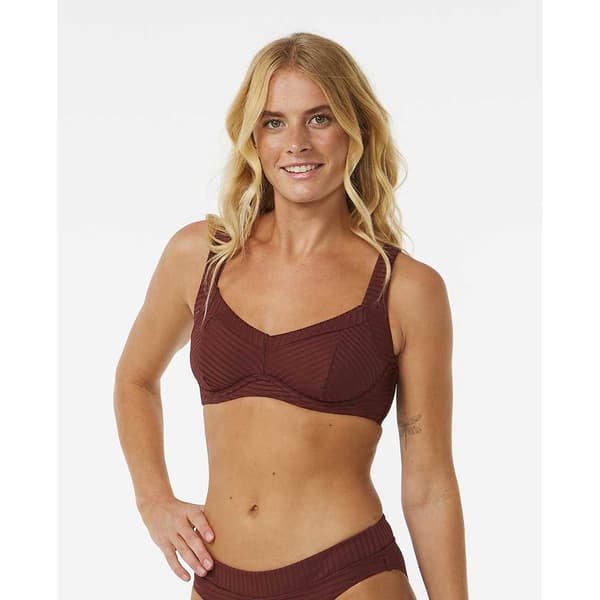 Rip Curl Premium Surf E Cup Bikinitop Brun M Kvinde