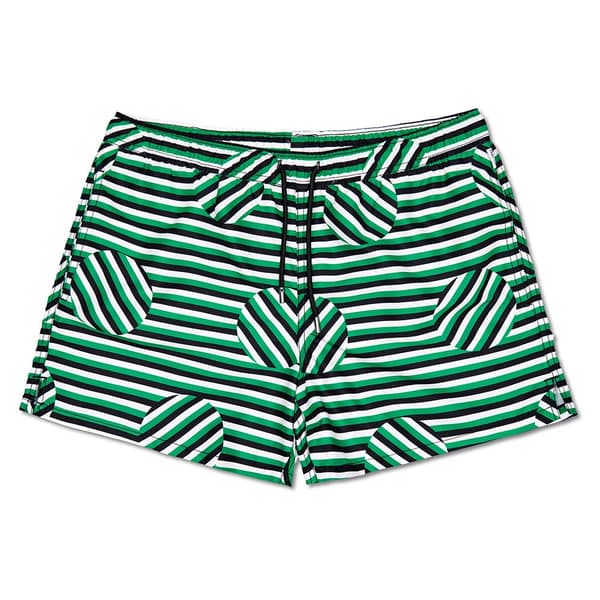 Happy Socks Striped Jumbo Dot Badeshorts Boxer Grøn M Dreng