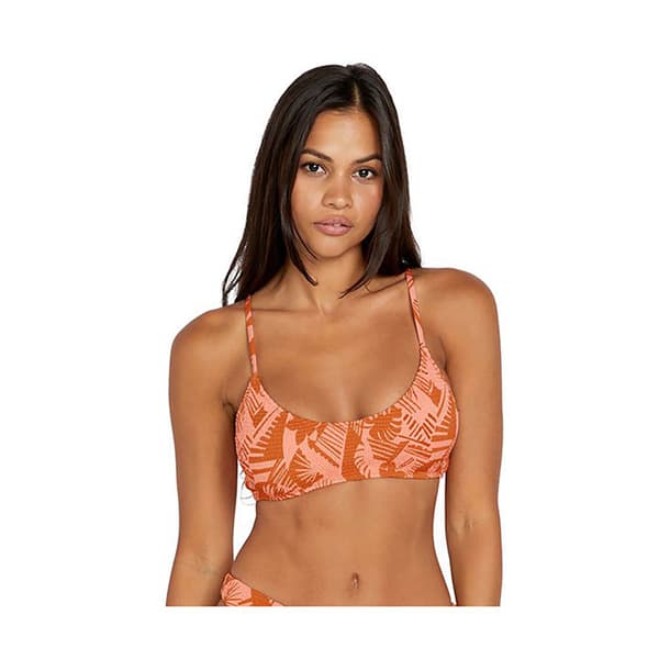 Volcom Blocked Out Bikinitop Rosa L Kvinde
