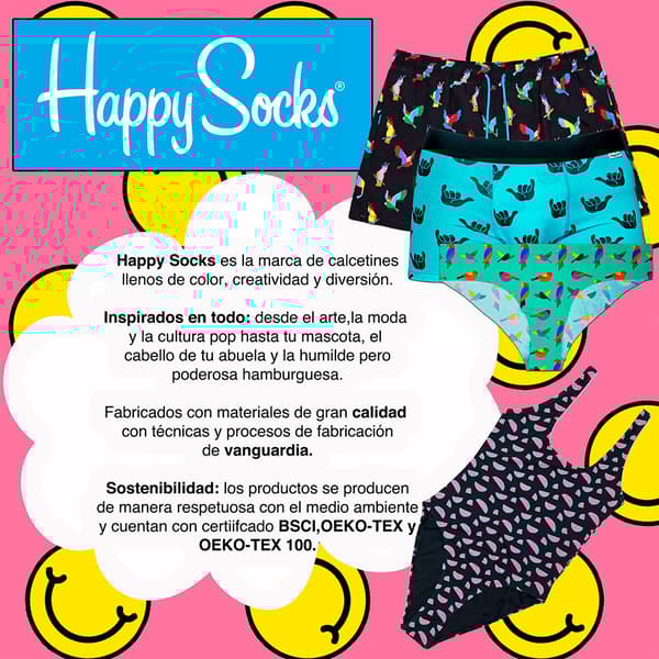 Happy Socks Sunny Days Badbyxor Boxer Blå S Man